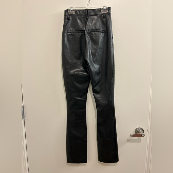 Like New Abercrombie & Fitch Ultra High Rise Skinny Leather Pants - Picture 10 of 12